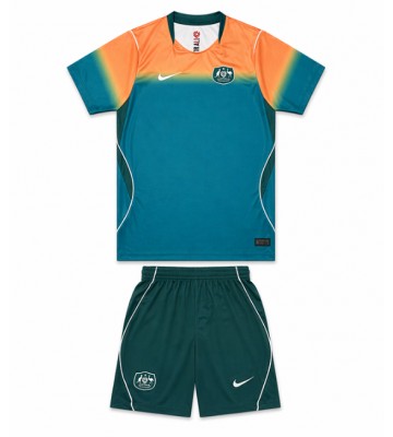 Australien Udebanetrøje Børn VM 2026 Kortærmet (+ Korte bukser)